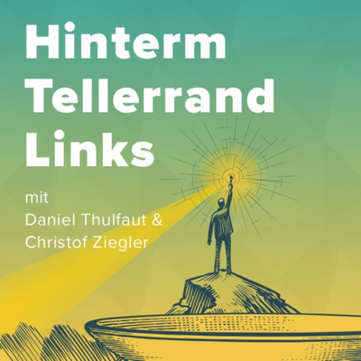 Podcast Cover Hinterm Tellerrand links